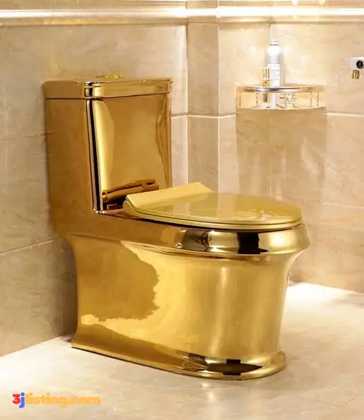 Luxury Gold Water Closet WC