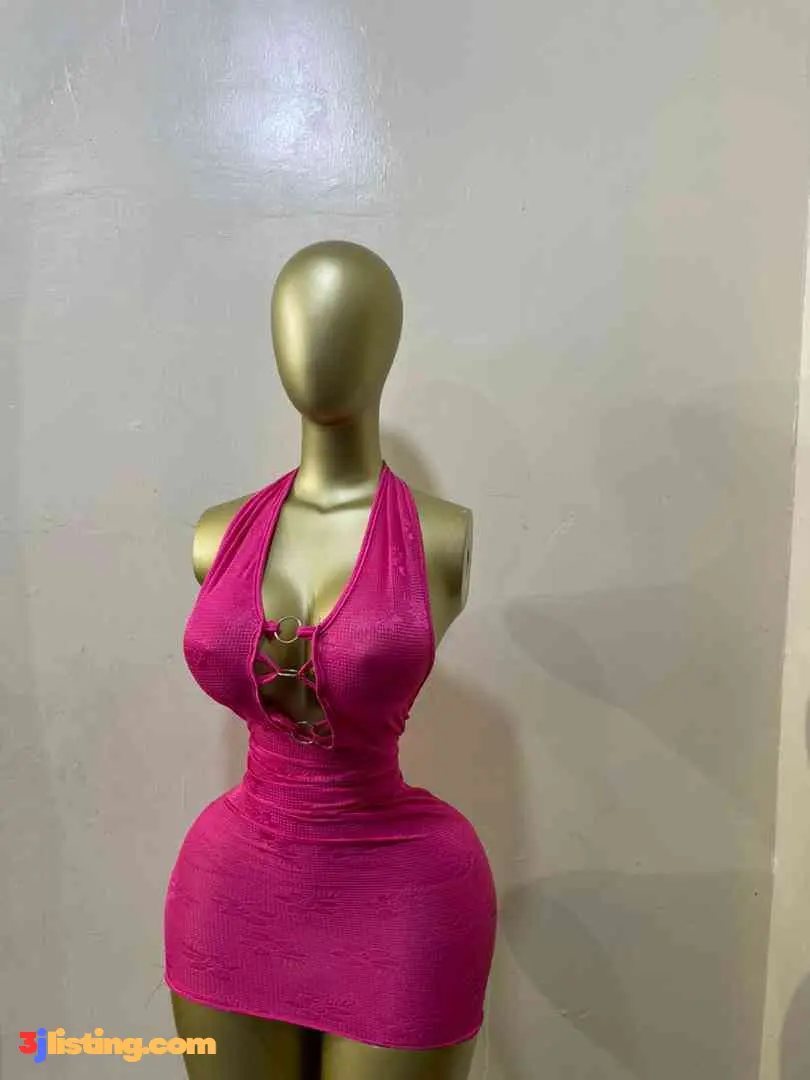 Pink short gown