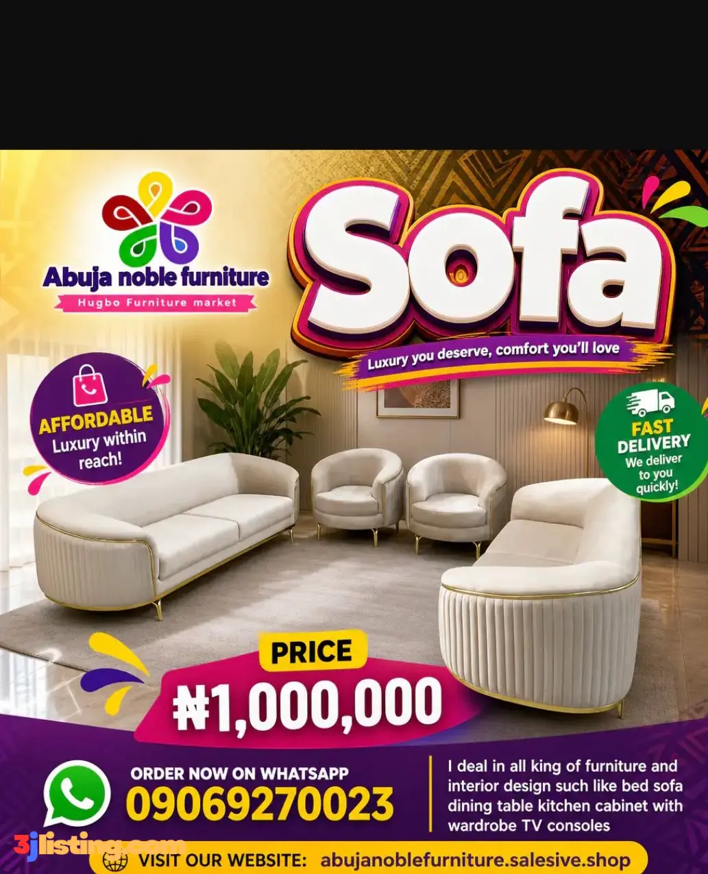 Luxury sofa