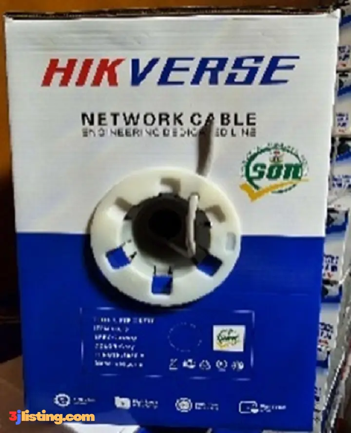 NW-CAT6 UTP-CCA Grey 305 F. m HIKEVERSE