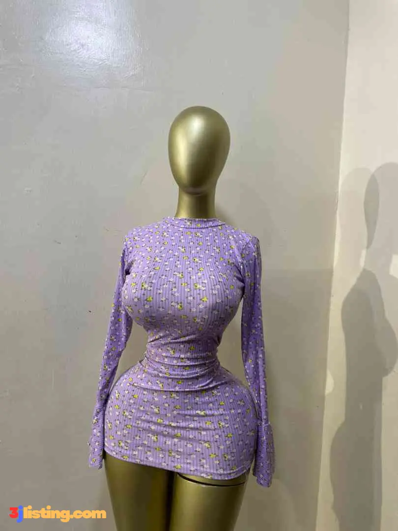 Purple short gown