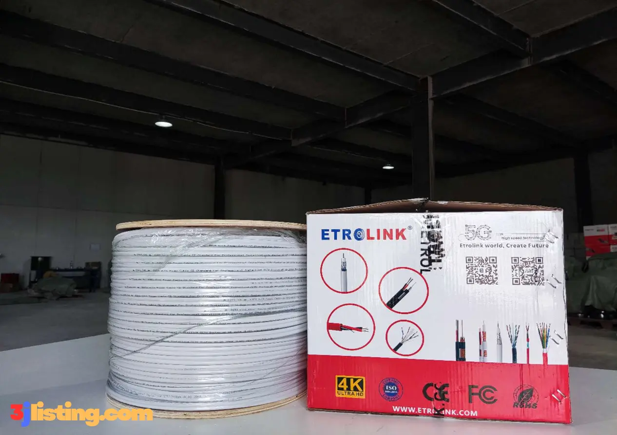 CX- RG59 - 2C White 305M Etrolink