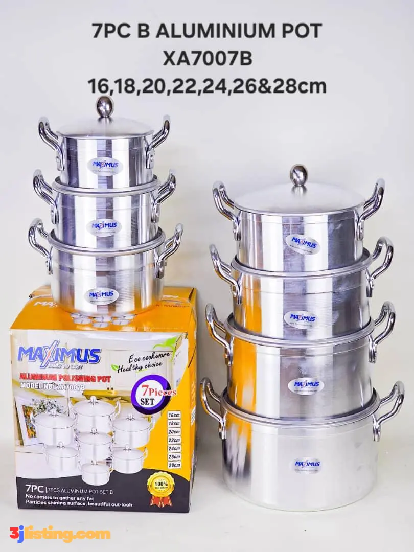 Maximus aluminum polishing pot
