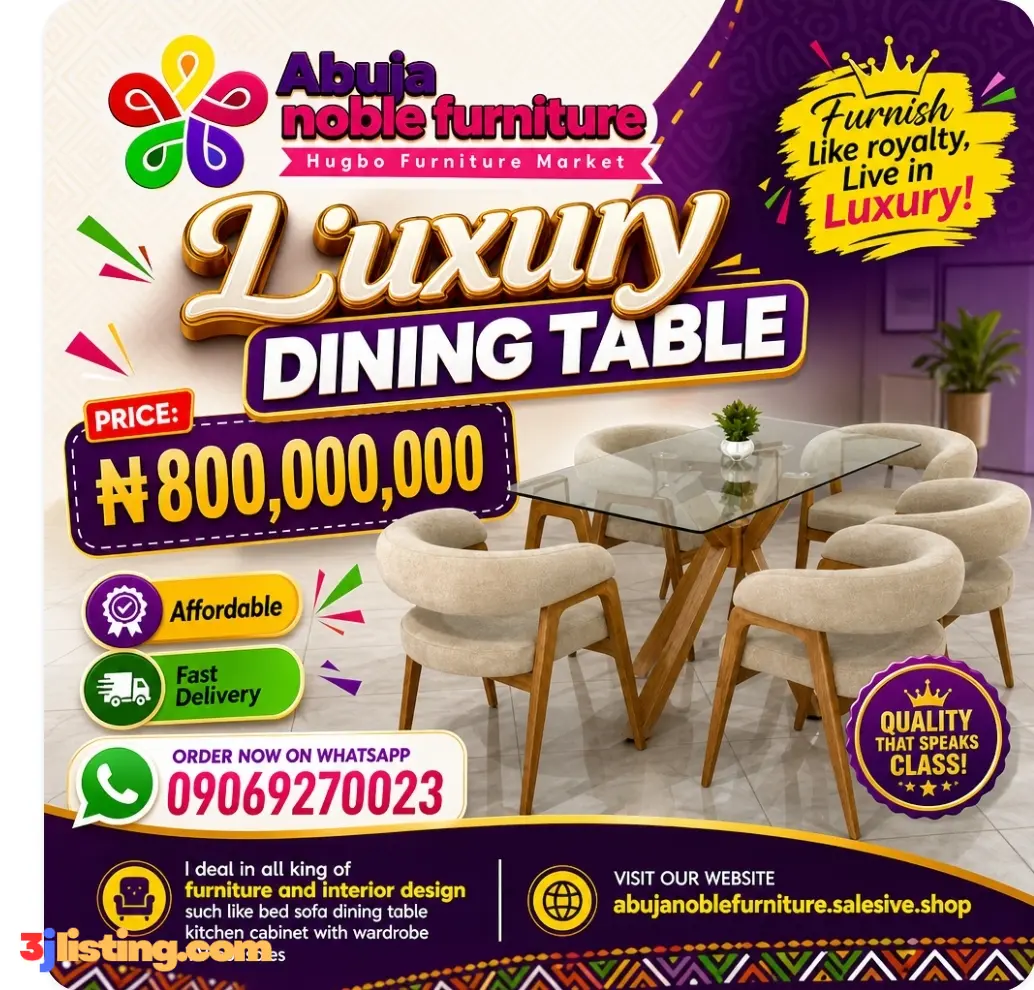 Luxury dining table