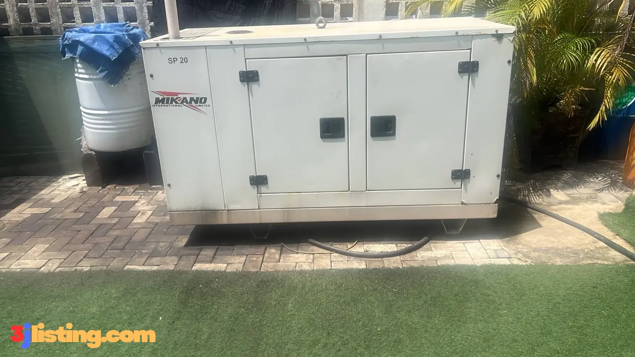 Neatly Used 20KVA MIKANO Soundproof Lister Generator