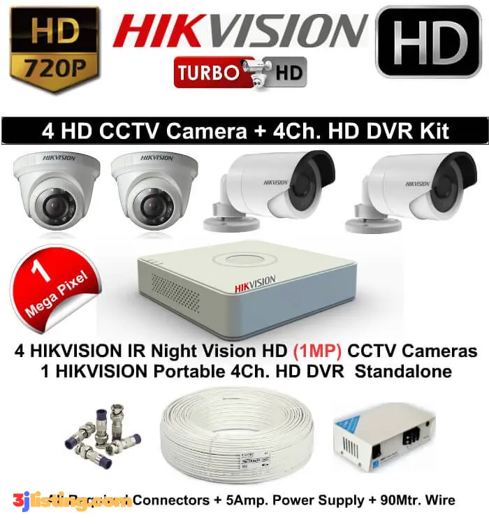 Hikvision 4-Channel CCTV System