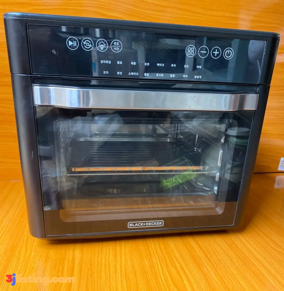 Black and decker Korean air fryer oven barely used