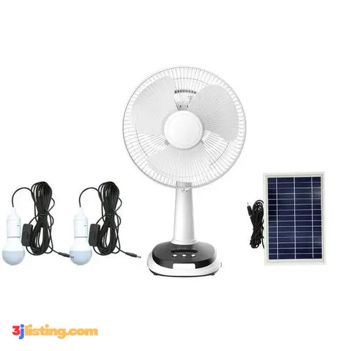 Lontor Solar Rechargeable Fan