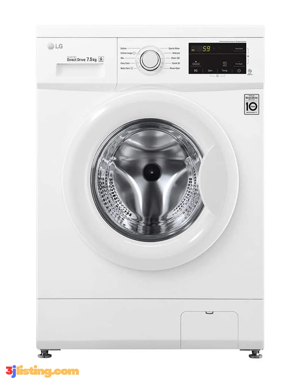LG 7kg Front Load Washing Machine