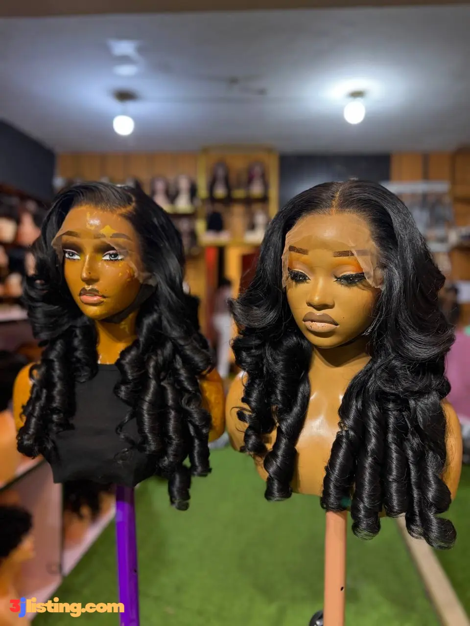 Glue less HD lace full frontal 80% Human hair. Upgraded Latisha wig