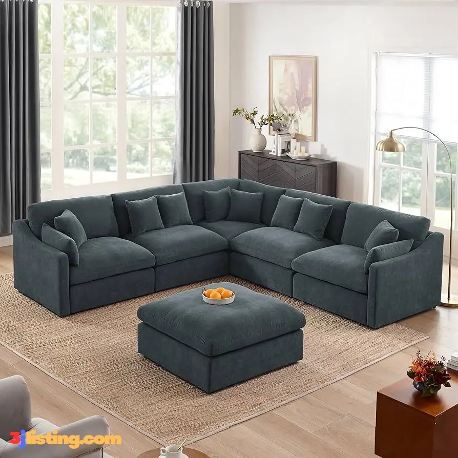 L-Shaped Sectional Sofa Furniture
