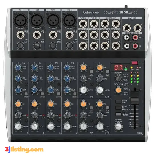Behringer 12-Channel Audio Mixer