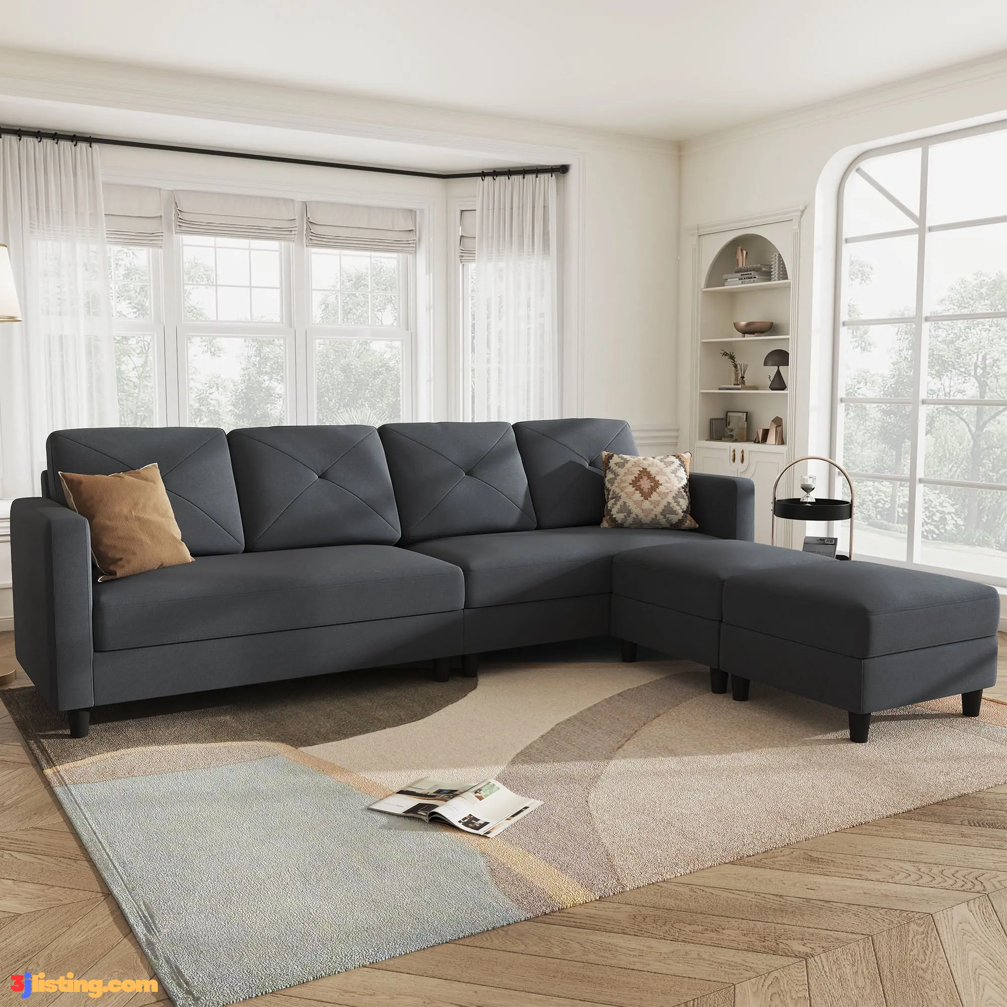 L-Shaped Sectional Sofa